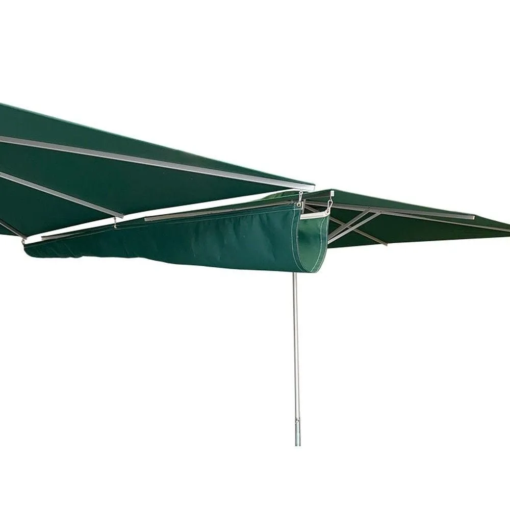 Gouttière 400cm pour parasol de terrasse coloris gris
