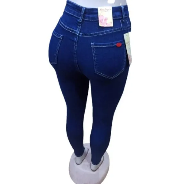Pantalon jean slimé pour femme
