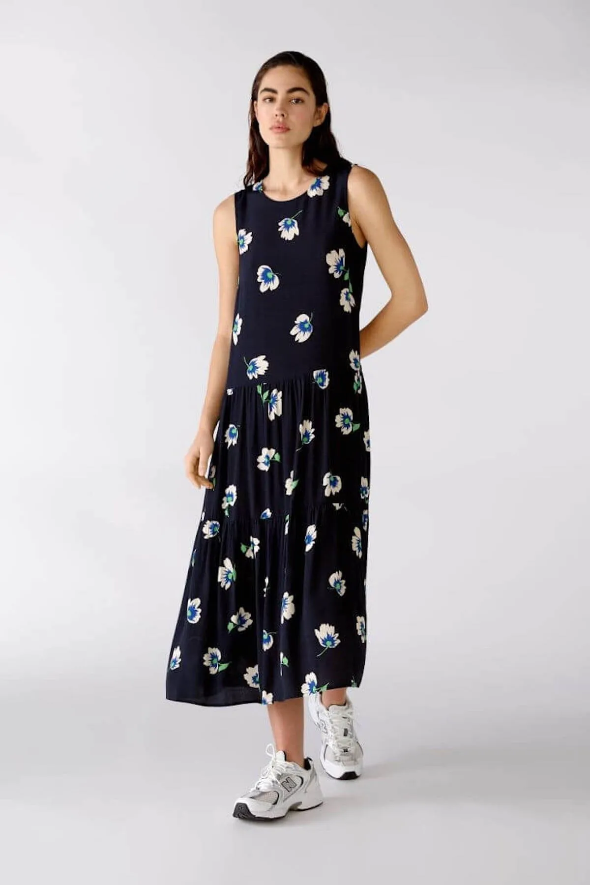 Robe longue imprimée