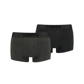 Set de 2 boxers avec ceinture elastique noir en coton  Levi's Underwear - Boxer & Shorty Homme sur MenCorner