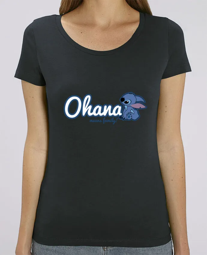 T-shirt Femme Ohana means family par Kempo24