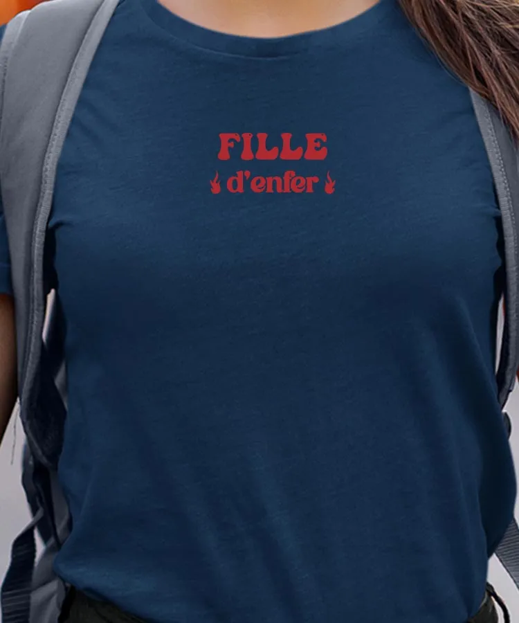 T-Shirt Fille d'enfer Pour femme